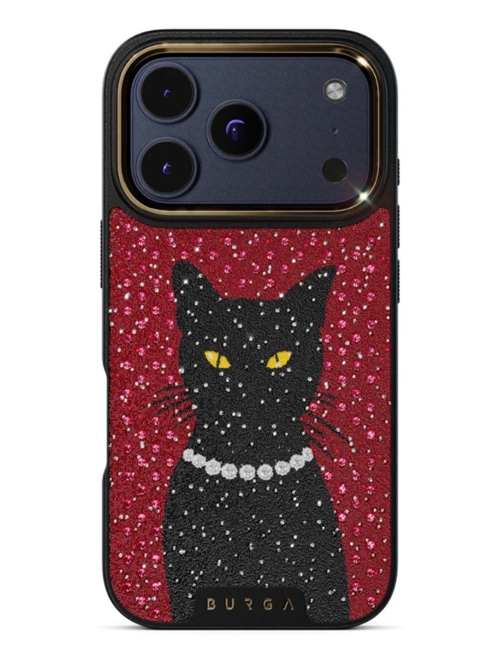 iPhone 17 Pro Max Case(BURGA premium  case, finished with Crystals by Swarovski